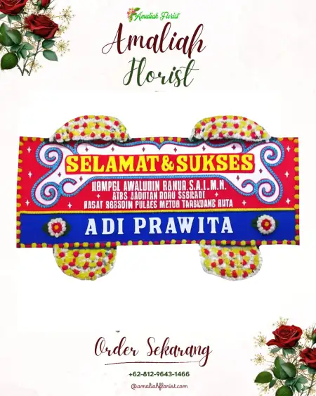 Papan Bunga Ucapan Selamat Peunaron